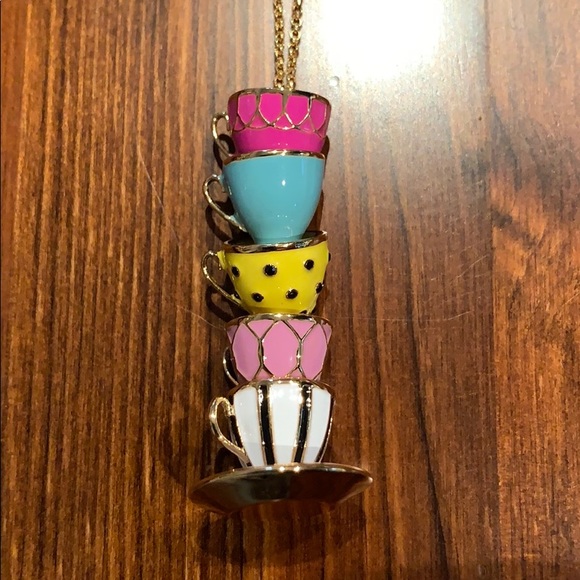 kate spade Jewelry Kate Spade Tea Time Teacup Pendant Necklace